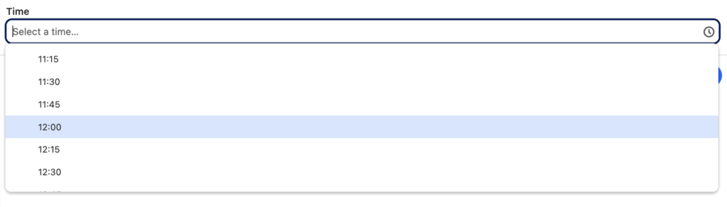 Salesforce Winter 27 - Composant Time